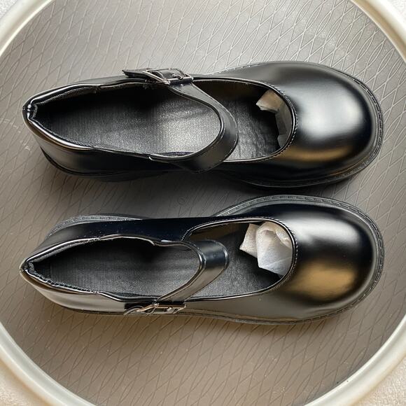 Mary Jane Chunky Platform Shoes Womens 7.5 Gothcore Y2K Grunge Coquette - Picture 8 of 11